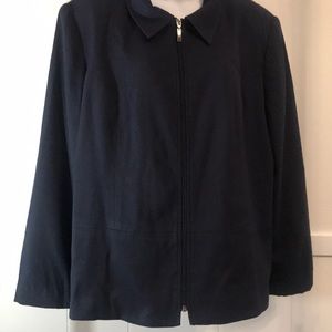 Sag harbor navy plus Size blazer